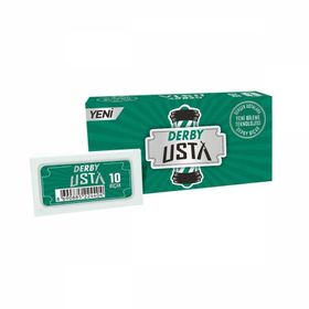 Derby Usta Çift Taraflı 10x10'lu Paket 100 Adet Yaprak Jilet
