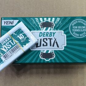 Derby Usta Çift Taraflı 10x10'lu Paket 100 Adet Yaprak Jilet