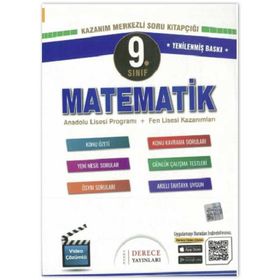 Derece 9. Sınıf Matematik Set Derece Yayınları