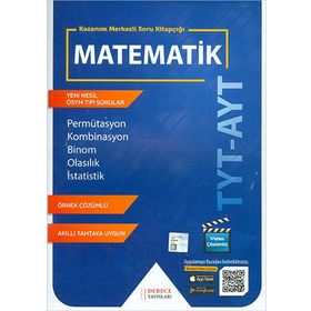 Derece Yayınları TYT AYT Matematik Permütasyon Kombinasyon Binom