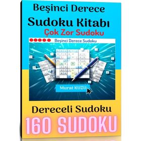 Dereceli Çok Zor Sudoku Kitabı Beşinci Derece