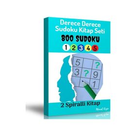 Dereceli Sudoku Kitap Seti 2 Spiralli Kitap