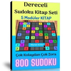 Dereceli Sudoku Kitap Seti 5 Kitap