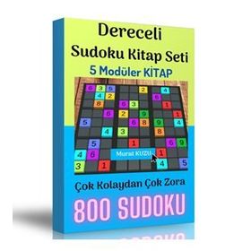 Dereceli Sudoku Kitap Seti 5 Kitap