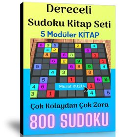Dereceli Sudoku Kitap Seti 5 Kitap