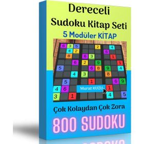 Dereceli Sudoku Kitap Seti 5 Kitap