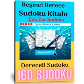 Dereceli Zor Sudoku Kitabı Dördüncü Derece
