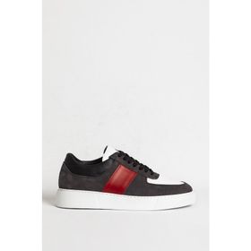 Dericlub 651 Erkek Hakiki Deri Bağcıklı Sneaker