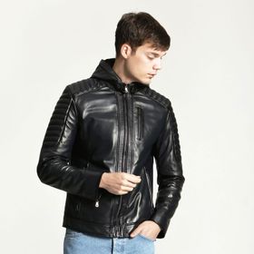 Dericlub E-1055 Kahverengi Deri Erkek Mont