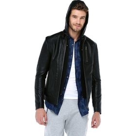 Dericlub E-1055 Kahverengi Deri Erkek Mont