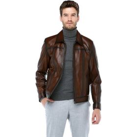 Dericlub E-1066 Deri Camel Erkek Mont
