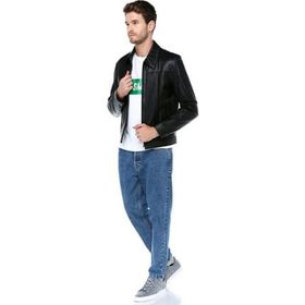 Dericlub E-1066 Siyah Deri Erkek Mont