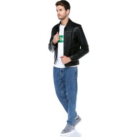 Dericlub E-1066 Siyah Deri Erkek Mont