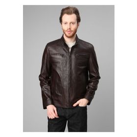 Dericlub E-1084 Hakiki Deri Camel Antik Erkek Mont