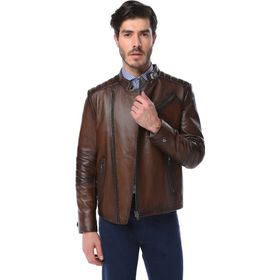 Dericlub E-1087 Camel Erkek Deri Mont