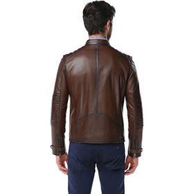 Dericlub E-1087 Camel Erkek Deri Mont