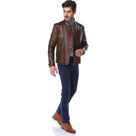 Dericlub E-1087 Camel Erkek Deri Mont