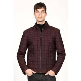 Dericlub E-1203 Bordo Gerçek Deri Erkek Kaban