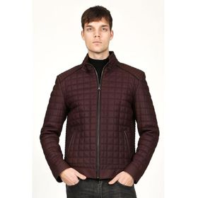 Dericlub E-1203 Bordo Gerçek Deri Erkek Kaban