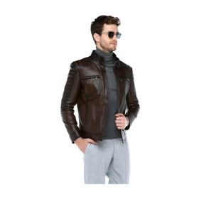 Dericlub E-502 Camel Erkek Deri Mont