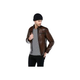 Dericlub E-916 Camel Antik Deri Erkek Mont