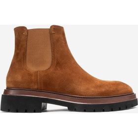 Dericlub FR 541455 Taba Casual Chelsea Gerçek Deri Erkek Bot