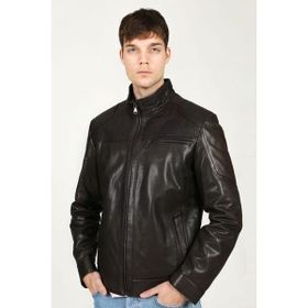 Dericlub SDX-2024 Yeşil Vejetal Gerçek Deri Erkek Mont