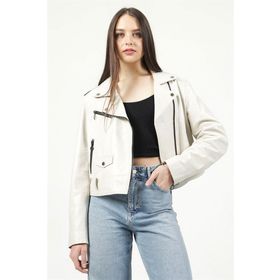 Dericlub VGN2 Gerçek Deri Oversize Kadın Mont