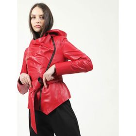 Dericlub YB-090 Kırmızı Deri Kadın Ceket