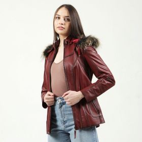 Dericlub YB-2096 Bordo Kadın Kaban