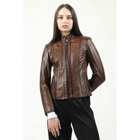 Dericlub YB-2112 Gerçek Deri Camel Antik Kadın Mont