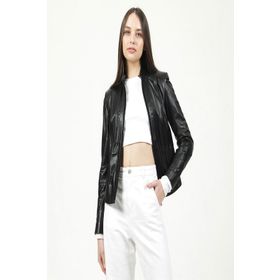 Dericlub YB-2112 Gerçek Deri Kadın Mont