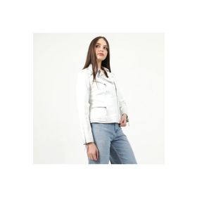 Dericlub YB2039 Beyaz Kadın Mont