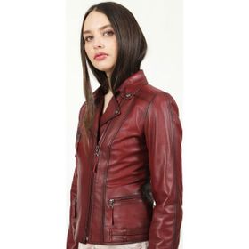 Dericlub YB2039 Bordo Kadın Mont