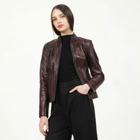 Dericlub YB2085 Bordo Kadın Mont
