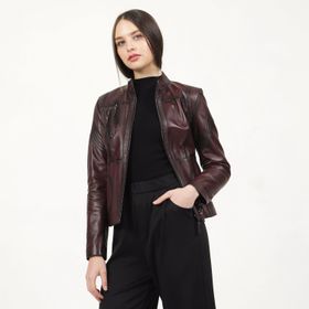 Dericlub YB2085 Bordo Kadın Mont
