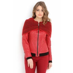Dericlub YB2126 Kırmızı Kadın Mont