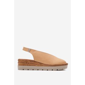 Dericlub ZY 8094 Karamel Dolgu Topuk Comfort Günlük Kadın Sandalet