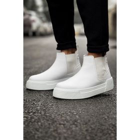 Deridün Yıldız Shoes MN069 CRT Harmany Beyaz Erkek Bot