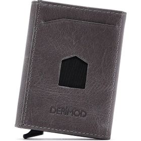 Derimod 000A2D3132CR Gri Deri Erkek Kartlık