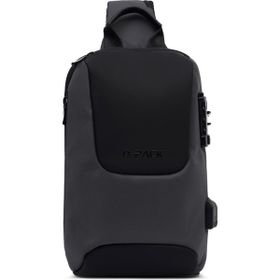 Derimod 23WBD30086F D-Pack Erkek Gri Teknolojik Çapraz Çanta