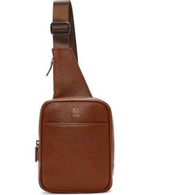 Derimod 24WBD3401FT Erkek Taba Deri Çapraz Çanta