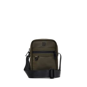 Derimod 25SBD30116F Erkek Haki Mini Kumaş Postacı Çantası