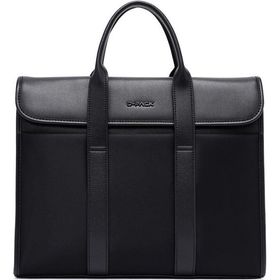 Derimod 25SBD302514 D-Pack Erkek Siyah Kumaş Evrak Çantas