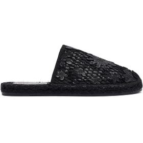 Derimod 25SFD20626F Kadın Siyah Desenli Espadril Terlik
