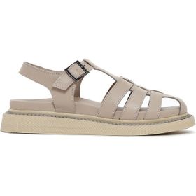 Derimod 25SFD300418 Vizon Bantlı Deri Comfort Kadın Sandalet