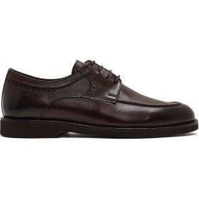 Derimod 25SFD603218 Erkek Kahverengi Bağcıklı Deri Casual Ayakkabı