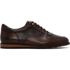 Derimod 25SFD603514 Erkek Kahverengi Bağcıklı Deri Casual Ayakkabı