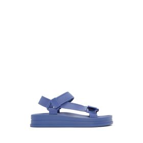 Derimod 25SFE4752PV Mavi Bantlı Kalın Tabanlı Jelly Kadın Sandalet
