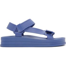 Derimod 25SFE4752PV Mavi Bantlı Kalın Tabanlı Jelly Kadın Sandalet